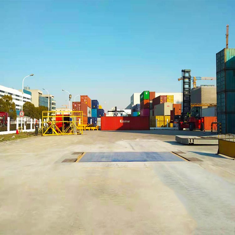 上海港口地磅200吨汽车衡安装交付